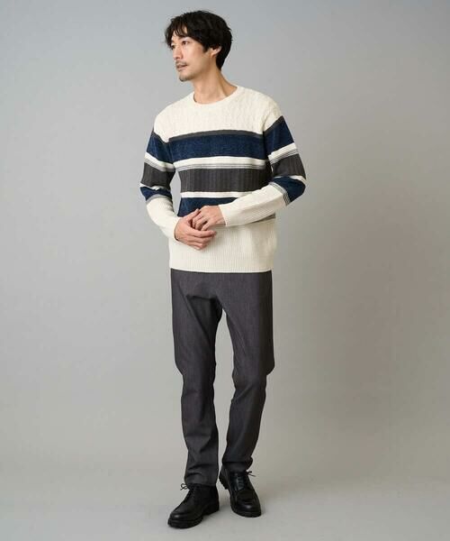 a.v.v / アー・ヴェ・ヴェ チノ・ワークパンツ | 【イージーケア/洗濯機で洗える】ピケストレッチ5ポケットパンツ | 詳細21