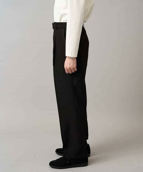 a.v.v / アー・ヴェ・ヴェ その他パンツ | 【イージーケア/毛玉になりにくい】ヘリンボーンベルト付イージーワイドスラックス【ストレッチ/洗濯機で洗える】セットアップ対応 | 詳細29