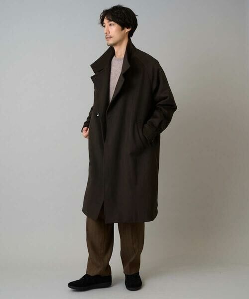 a.v.v / アー・ヴェ・ヴェ その他パンツ | 【イージーケア/毛玉になりにくい】ヘリンボーンベルト付イージーワイドスラックス【ストレッチ/洗濯機で洗える】セットアップ対応 | 詳細5