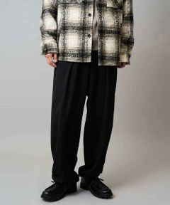 a.v.v / アー・ヴェ・ヴェ その他パンツ | 【毛玉になりにくい/ストレッチ】ツイルストレッチ切替オーバーパンツ【洗濯機で洗える】