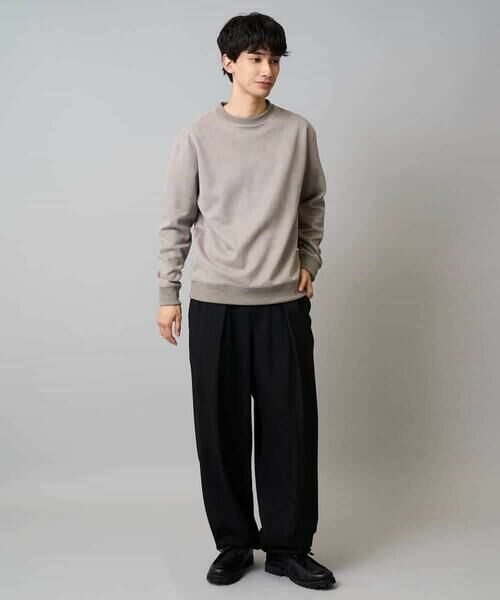 a.v.v / アー・ヴェ・ヴェ その他パンツ | 【毛玉になりにくい/ストレッチ】ツイルストレッチ切替オーバーパンツ【洗濯機で洗える】 | 詳細15