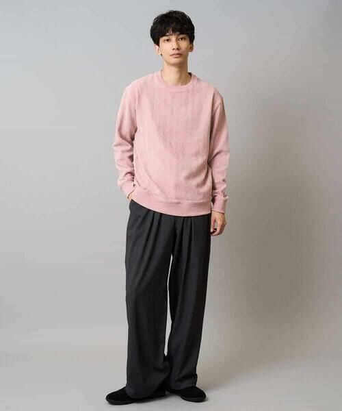 a.v.v / アー・ヴェ・ヴェ その他パンツ | 【毛玉になりにくい/ストレッチ】ツイルストレッチ切替オーバーパンツ【洗濯機で洗える】 | 詳細2