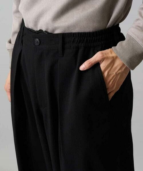 a.v.v / アー・ヴェ・ヴェ その他パンツ | 【毛玉になりにくい/ストレッチ】ツイルストレッチ切替オーバーパンツ【洗濯機で洗える】 | 詳細25