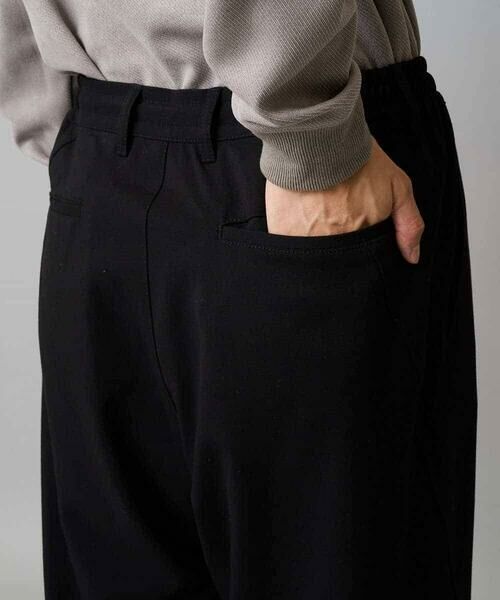 a.v.v / アー・ヴェ・ヴェ その他パンツ | 【毛玉になりにくい/ストレッチ】ツイルストレッチ切替オーバーパンツ【洗濯機で洗える】 | 詳細26