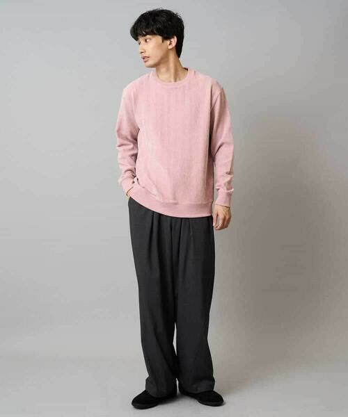 a.v.v / アー・ヴェ・ヴェ その他パンツ | 【毛玉になりにくい/ストレッチ】ツイルストレッチ切替オーバーパンツ【洗濯機で洗える】 | 詳細3