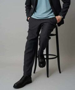 a.v.v / アー・ヴェ・ヴェ チノ・ワークパンツ | 【雑誌MonoMax12月号掲載】LANATECヘリンボーンセミルーズパンツ【イージーケア/毛玉になりにくい/ストレッチ/洗濯機で洗える】