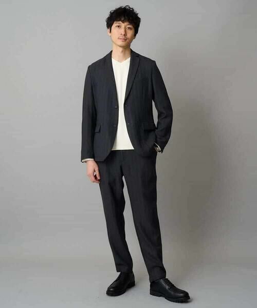 a.v.v / アー・ヴェ・ヴェ チノ・ワークパンツ | LANATECヘリンボーンセミルーズパンツ【イージーケア/毛玉になりにくい/ストレッチ/洗濯機で洗える】 | 詳細10