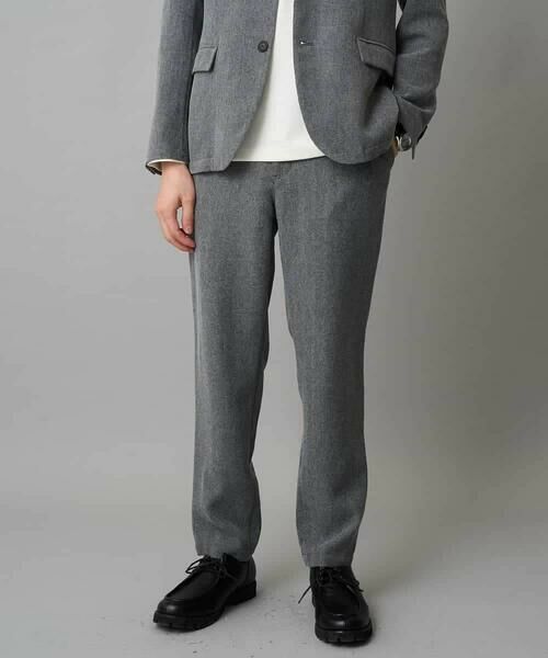 a.v.v / アー・ヴェ・ヴェ チノ・ワークパンツ | LANATECヘリンボーンセミルーズパンツ【イージーケア/毛玉になりにくい/ストレッチ/洗濯機で洗える】 | 詳細18