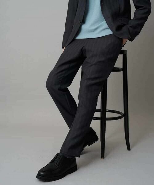 a.v.v / アー・ヴェ・ヴェ チノ・ワークパンツ | LANATECヘリンボーンセミルーズパンツ【イージーケア/毛玉になりにくい/ストレッチ/洗濯機で洗える】 | 詳細19