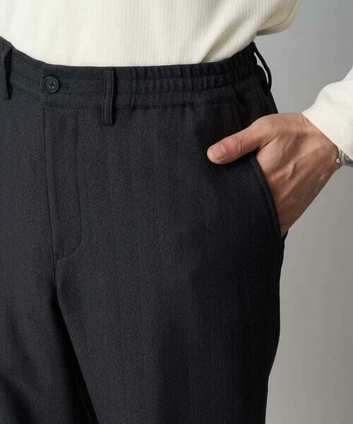 a.v.v / アー・ヴェ・ヴェ チノ・ワークパンツ | LANATECヘリンボーンセミルーズパンツ【イージーケア/毛玉になりにくい/ストレッチ/洗濯機で洗える】 | 詳細25