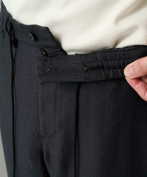 a.v.v / アー・ヴェ・ヴェ チノ・ワークパンツ | LANATECヘリンボーンセミルーズパンツ【イージーケア/毛玉になりにくい/ストレッチ/洗濯機で洗える】 | 詳細28