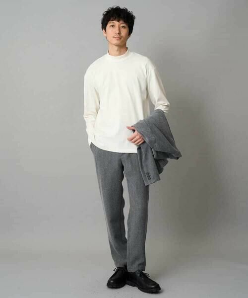 a.v.v / アー・ヴェ・ヴェ チノ・ワークパンツ | LANATECヘリンボーンセミルーズパンツ【イージーケア/毛玉になりにくい/ストレッチ/洗濯機で洗える】 | 詳細7