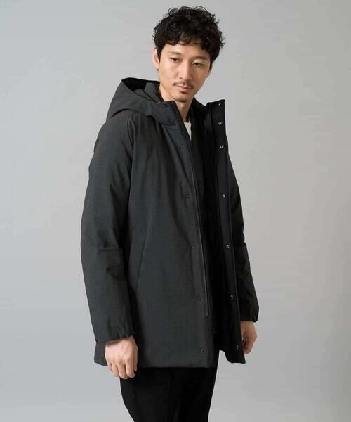 a.v.v / アー・ヴェ・ヴェ ダウンジャケット・ベスト | 【雑誌MonoMax12月号掲載】ラミネートダウンフードコート【軽量/撥水】 | 詳細10