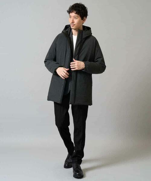 a.v.v / アー・ヴェ・ヴェ ダウンジャケット・ベスト | 【雑誌MonoMax12月号掲載】ラミネートダウンフードコート【軽量/撥水】 | 詳細2