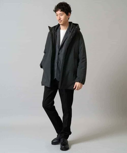 a.v.v / アー・ヴェ・ヴェ ダウンジャケット・ベスト | 【雑誌MonoMax12月号掲載】ラミネートダウンフードコート【軽量/撥水】 | 詳細3