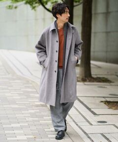 a.v.v / アー・ヴェ・ヴェ ステンカラーコート | ワイドシルエットステンカラーコート