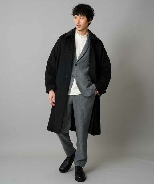 a.v.v / アー・ヴェ・ヴェ ステンカラーコート | ワイドシルエットステンカラーコート | 詳細10