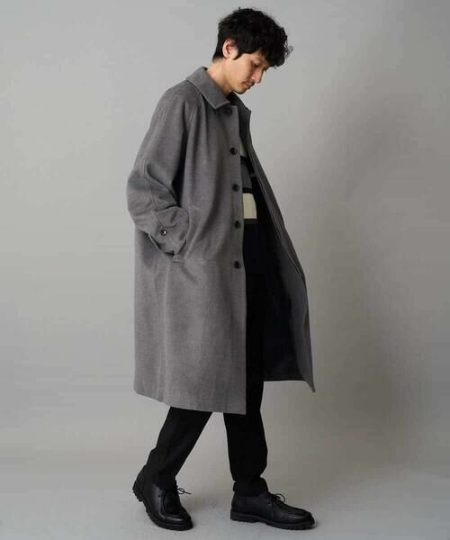 a.v.v / アー・ヴェ・ヴェ ステンカラーコート | ワイドシルエットステンカラーコート | 詳細8