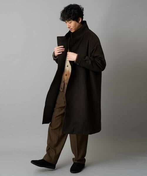 a.v.v / アー・ヴェ・ヴェ その他アウター | ワイドシルエットスタンドカラーコート | 詳細2