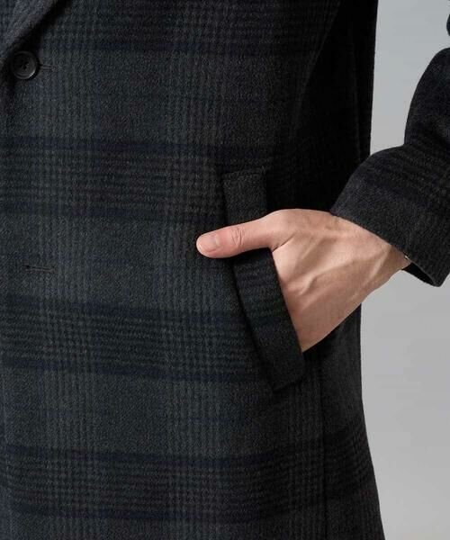a.v.v / アー・ヴェ・ヴェ その他アウター | ウールライトビーバーチェックチェスターコート | 詳細11