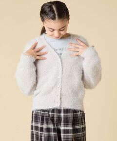 a.v.v / アー・ヴェ・ヴェ カーディガン・ボレロ | [120-160]フェザー調カーディガン