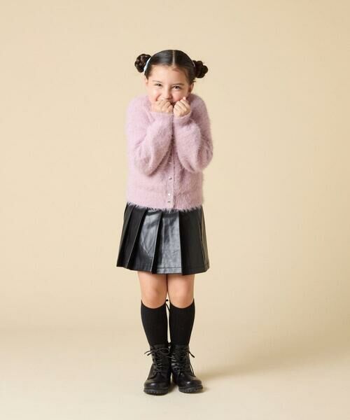 a.v.v / アー・ヴェ・ヴェ カーディガン・ボレロ | [120-160]フェザー調カーディガン | 詳細1