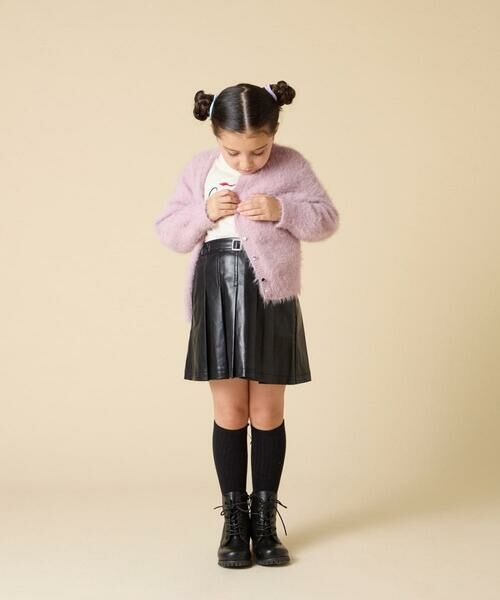 a.v.v / アー・ヴェ・ヴェ カーディガン・ボレロ | [120-160]フェザー調カーディガン | 詳細10