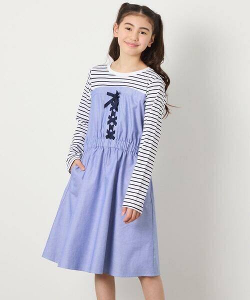 a.v.v / アー・ヴェ・ヴェ ロング・マキシ丈ワンピース | [120-160]レースアップドッキングワンピ | 詳細14