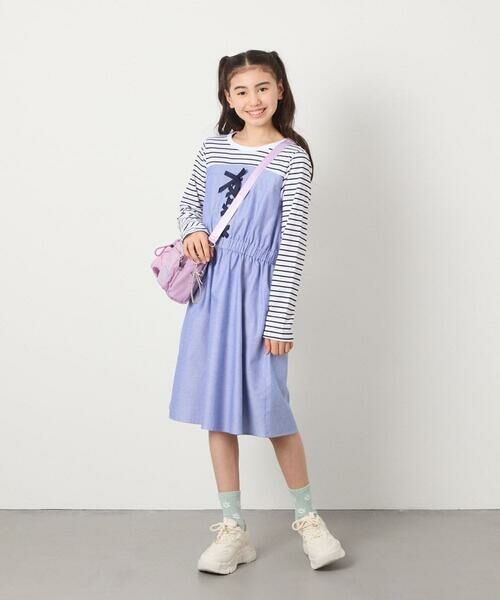 a.v.v / アー・ヴェ・ヴェ ロング・マキシ丈ワンピース | [120-160]レースアップドッキングワンピ | 詳細22