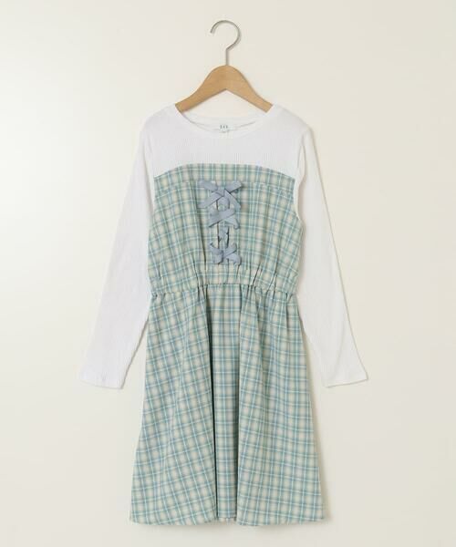 a.v.v / アー・ヴェ・ヴェ ロング・マキシ丈ワンピース | [120-160]レースアップドッキングワンピ | 詳細24