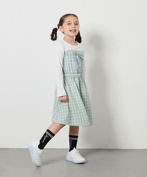 a.v.v / アー・ヴェ・ヴェ ロング・マキシ丈ワンピース | [120-160]レースアップドッキングワンピ | 詳細8