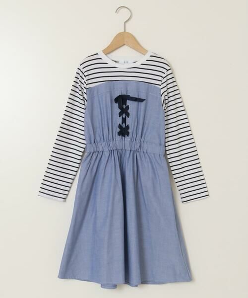 a.v.v / アー・ヴェ・ヴェ ロング・マキシ丈ワンピース | [120-160]レースアップドッキングワンピ | 詳細30