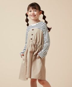 a.v.v / アー・ヴェ・ヴェ ロング・マキシ丈ワンピース | [100-160]フロントボタンドッキングワンピース