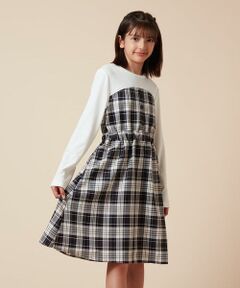 a.v.v / アー・ヴェ・ヴェ ロング・マキシ丈ワンピース | [100-160]フロントボタンドッキングワンピース