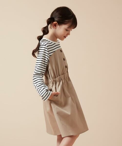 a.v.v / アー・ヴェ・ヴェ ロング・マキシ丈ワンピース | [100-160]フロントボタンドッキングワンピース | 詳細2