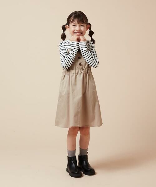 a.v.v / アー・ヴェ・ヴェ ロング・マキシ丈ワンピース | [100-160]フロントボタンドッキングワンピース | 詳細7