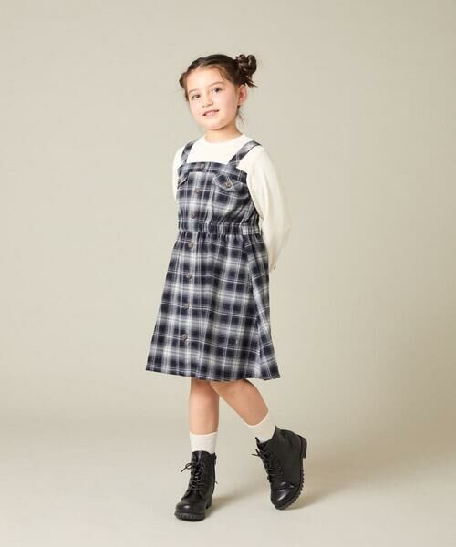 a.v.v / アー・ヴェ・ヴェ ロング・マキシ丈ワンピース | [120-160]トレーナードッキングワンピース | 詳細3