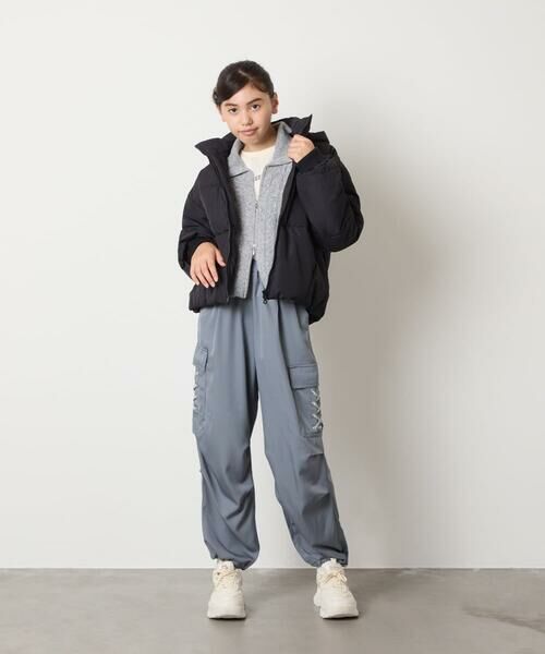 a.v.v / アー・ヴェ・ヴェ ニット・セーター | [130-160]【ダブルジップ/クロップド丈】ジップアップケーブルニット | 詳細17