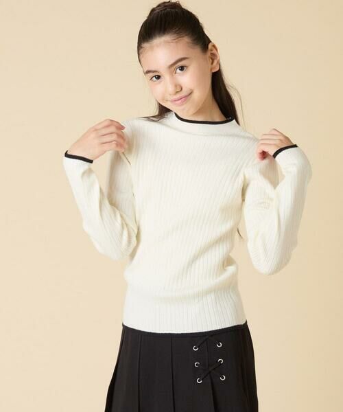 a.v.v / アー・ヴェ・ヴェ ニット・セーター | [130-160]配色プチハイリブニット | 詳細2