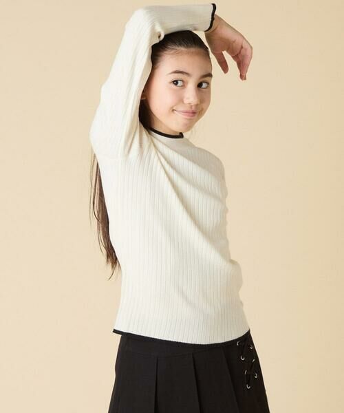 a.v.v / アー・ヴェ・ヴェ ニット・セーター | [130-160]配色プチハイリブニット | 詳細3