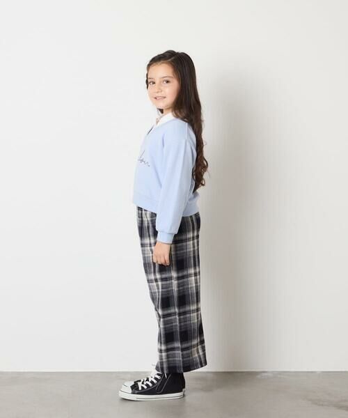 a.v.v / アー・ヴェ・ヴェ カットソー | [120-160]【クロップド丈】衿付きロゴトレーナー | 詳細10