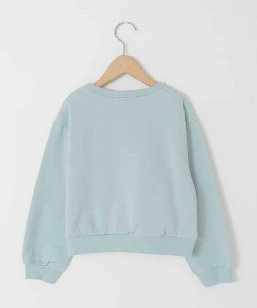 a.v.v / アー・ヴェ・ヴェ カットソー | [130-160]【裏起毛/クロップド丈/リメイク風】レースロゴクロップドトレーナー | 詳細24