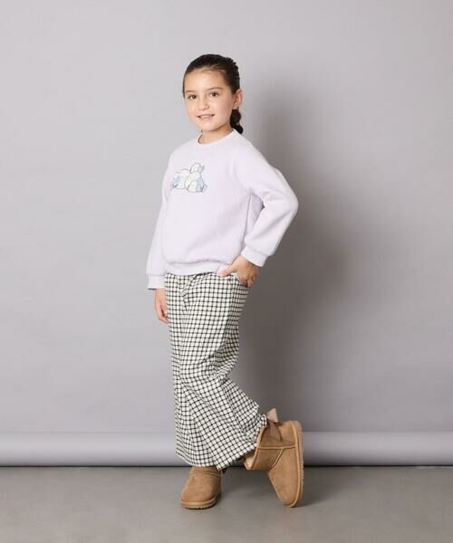 a.v.v / アー・ヴェ・ヴェ カットソー | [110-130]【裏起毛/シマエナガ ふわふわアップリケ/ネコ リバーシブルスパンコール】アソートモチーフトレーナー | 詳細10