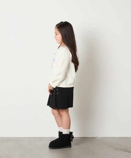 a.v.v / アー・ヴェ・ヴェ カットソー | [110-130]【裏起毛/シマエナガ ふわふわアップリケ/ネコ リバーシブルスパンコール】アソートモチーフトレーナー | 詳細20