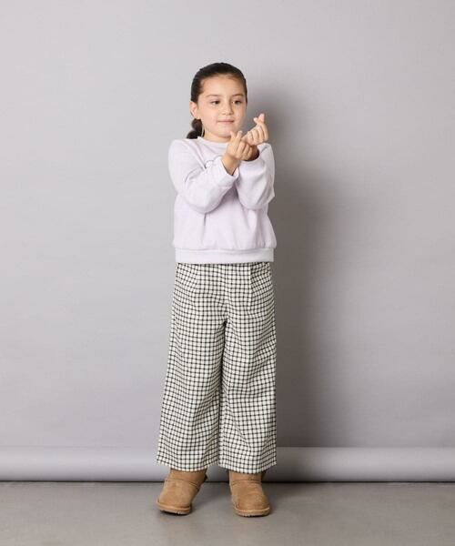 a.v.v / アー・ヴェ・ヴェ カットソー | [110-130]【裏起毛/シマエナガ ふわふわアップリケ/ネコ リバーシブルスパンコール】アソートモチーフトレーナー | 詳細5