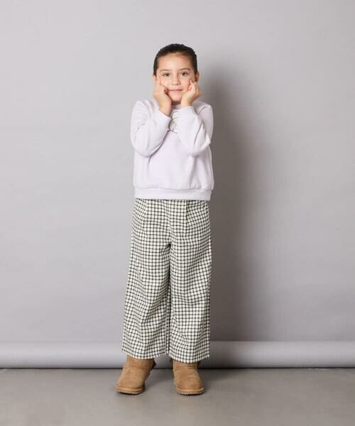 a.v.v / アー・ヴェ・ヴェ カットソー | [110-130]【裏起毛/シマエナガ ふわふわアップリケ/ネコ リバーシブルスパンコール】アソートモチーフトレーナー | 詳細6