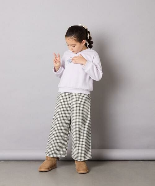 a.v.v / アー・ヴェ・ヴェ カットソー | [110-130]【裏起毛/シマエナガ ふわふわアップリケ/ネコ リバーシブルスパンコール】アソートモチーフトレーナー | 詳細7