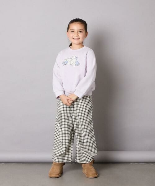 a.v.v / アー・ヴェ・ヴェ カットソー | [110-130]【裏起毛/シマエナガ ふわふわアップリケ/ネコ リバーシブルスパンコール】アソートモチーフトレーナー | 詳細9