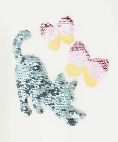 a.v.v / アー・ヴェ・ヴェ カットソー | [110-130]【裏起毛/シマエナガ ふわふわアップリケ/ネコ リバーシブルスパンコール】アソートモチーフトレーナー | 詳細30