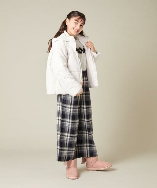 a.v.v / アー・ヴェ・ヴェ カットソー | [100-160]【WEB限定商品/チュールフリル/クロップド丈】チュールロゴトレーナー | 詳細25